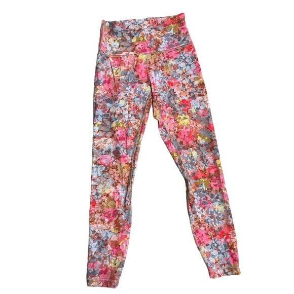 Lululemon Align High Rise 25” Leggings Inflorescence Multi Size 4 - Picture 2 of 7